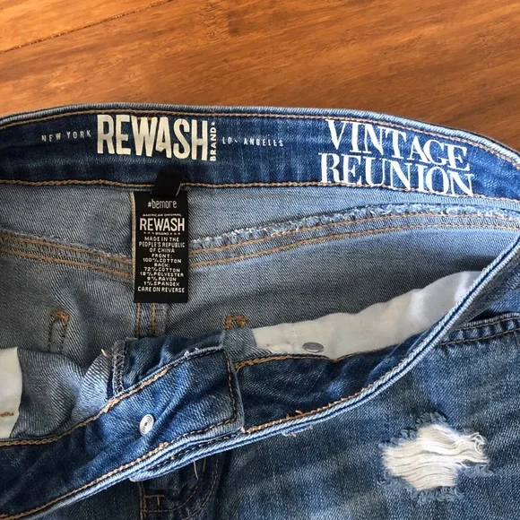 REWASH Denim MiniSkirt size 7 / 28 - Picture 4 of 4
